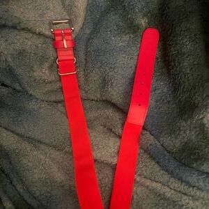 Under Armour™ Kids' Baseball Belt, 41-inch length. Red. Never Worn.